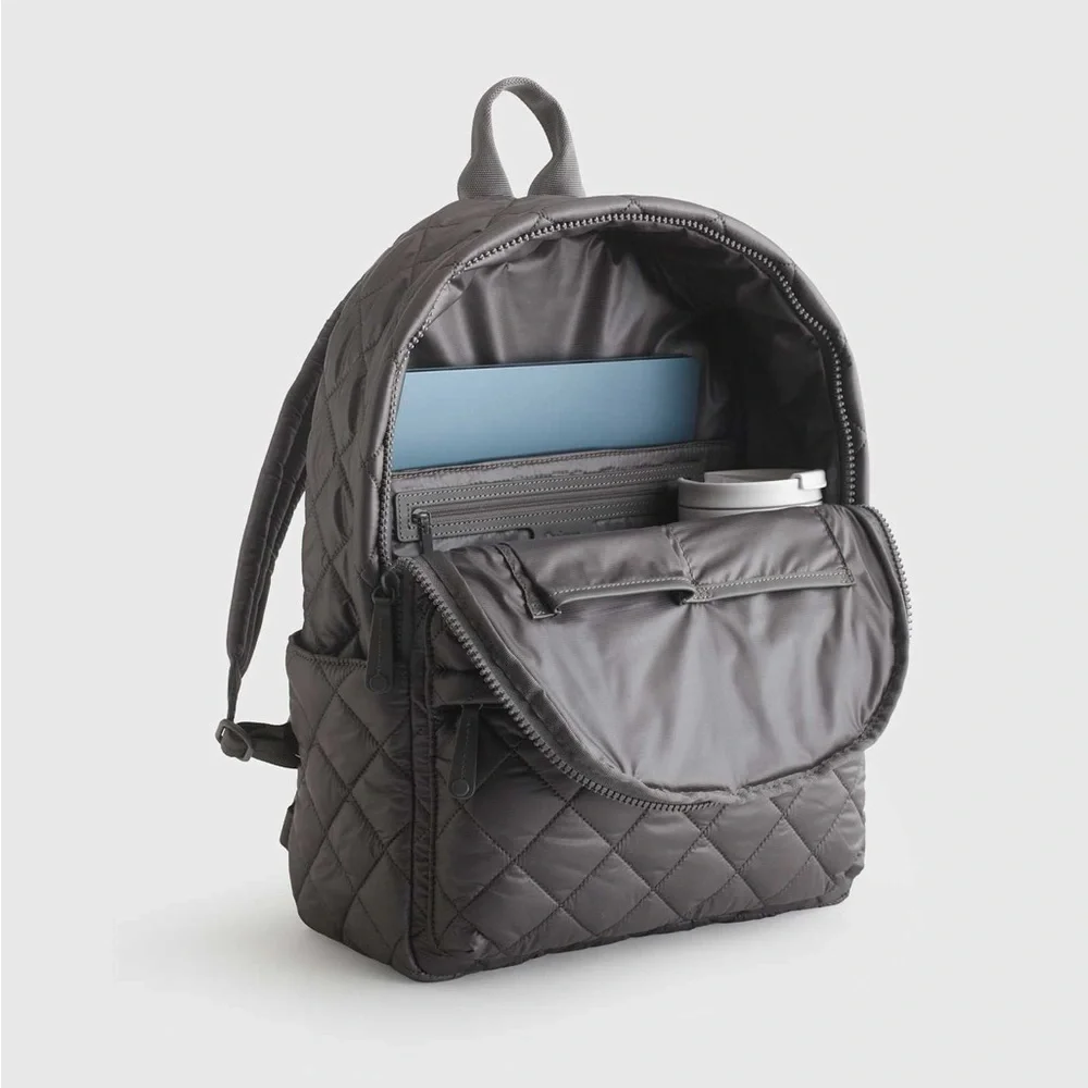 Quince Transit Quilted Commuter Backpack - Picture 2 of 2